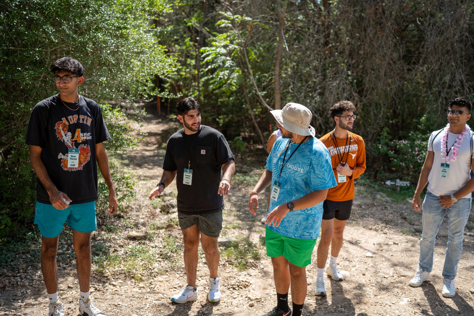 College Retreat moment