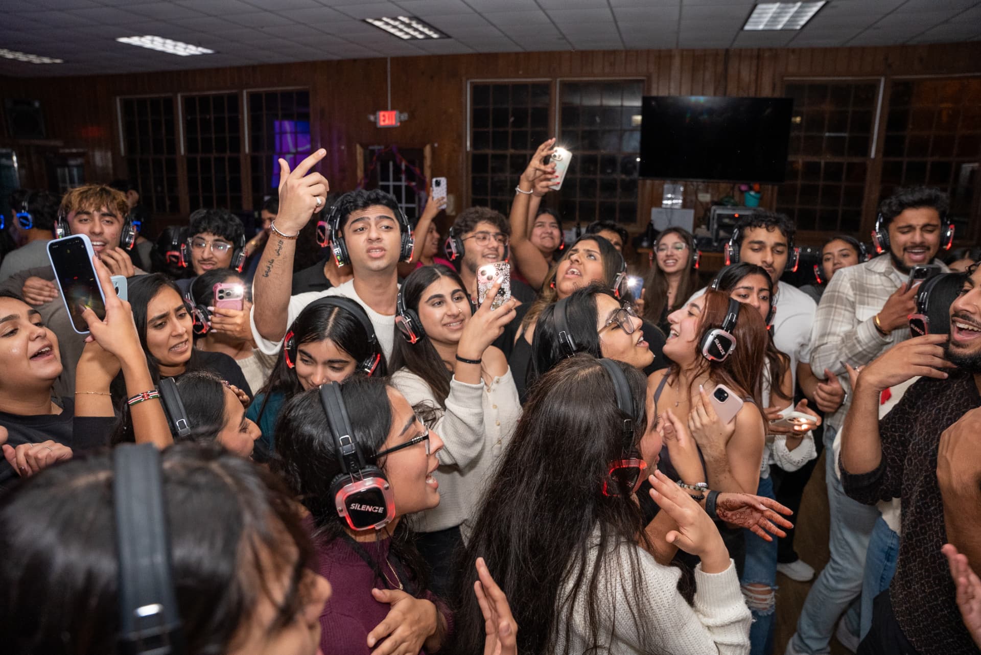 College Retreat moment