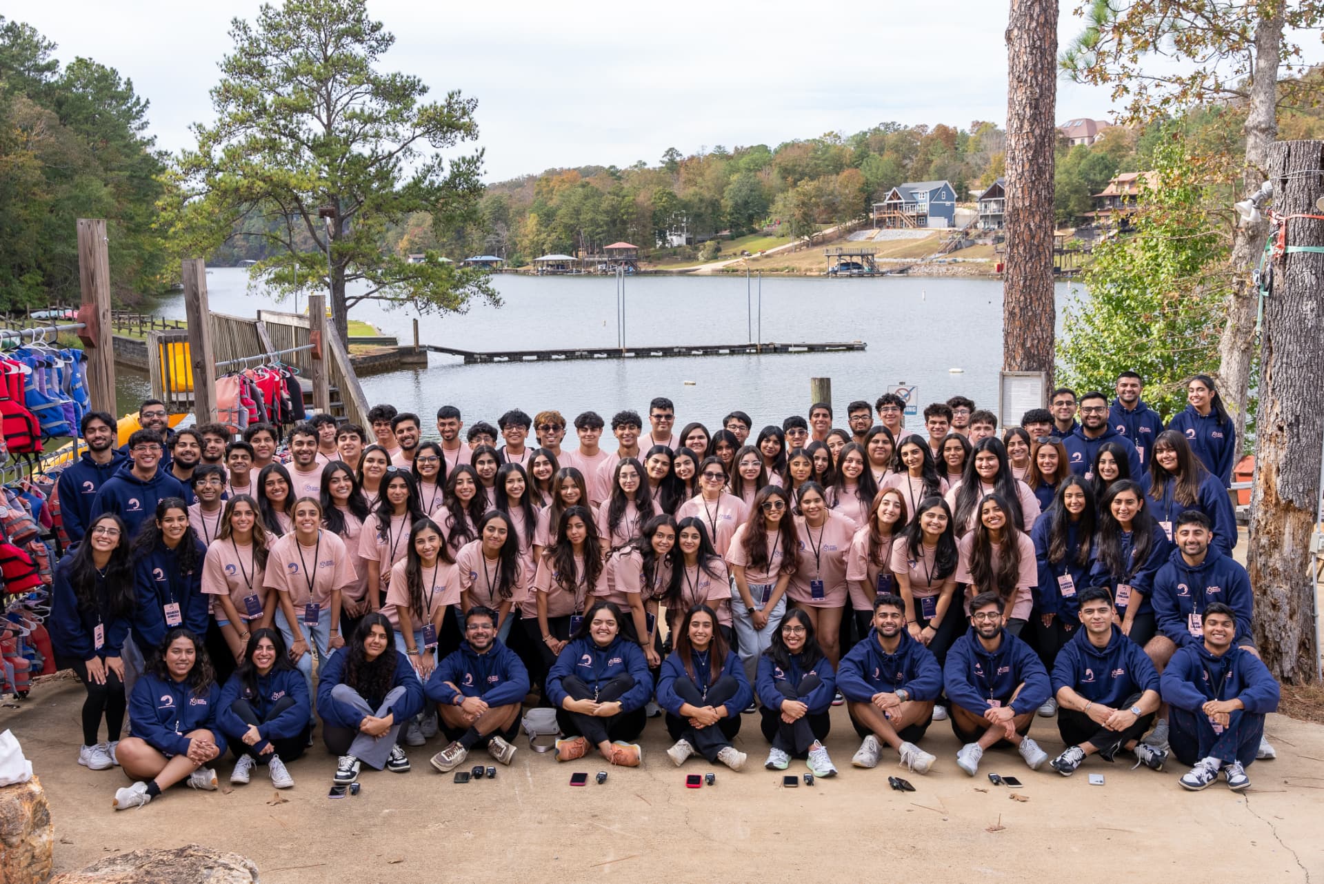 College Retreat moment