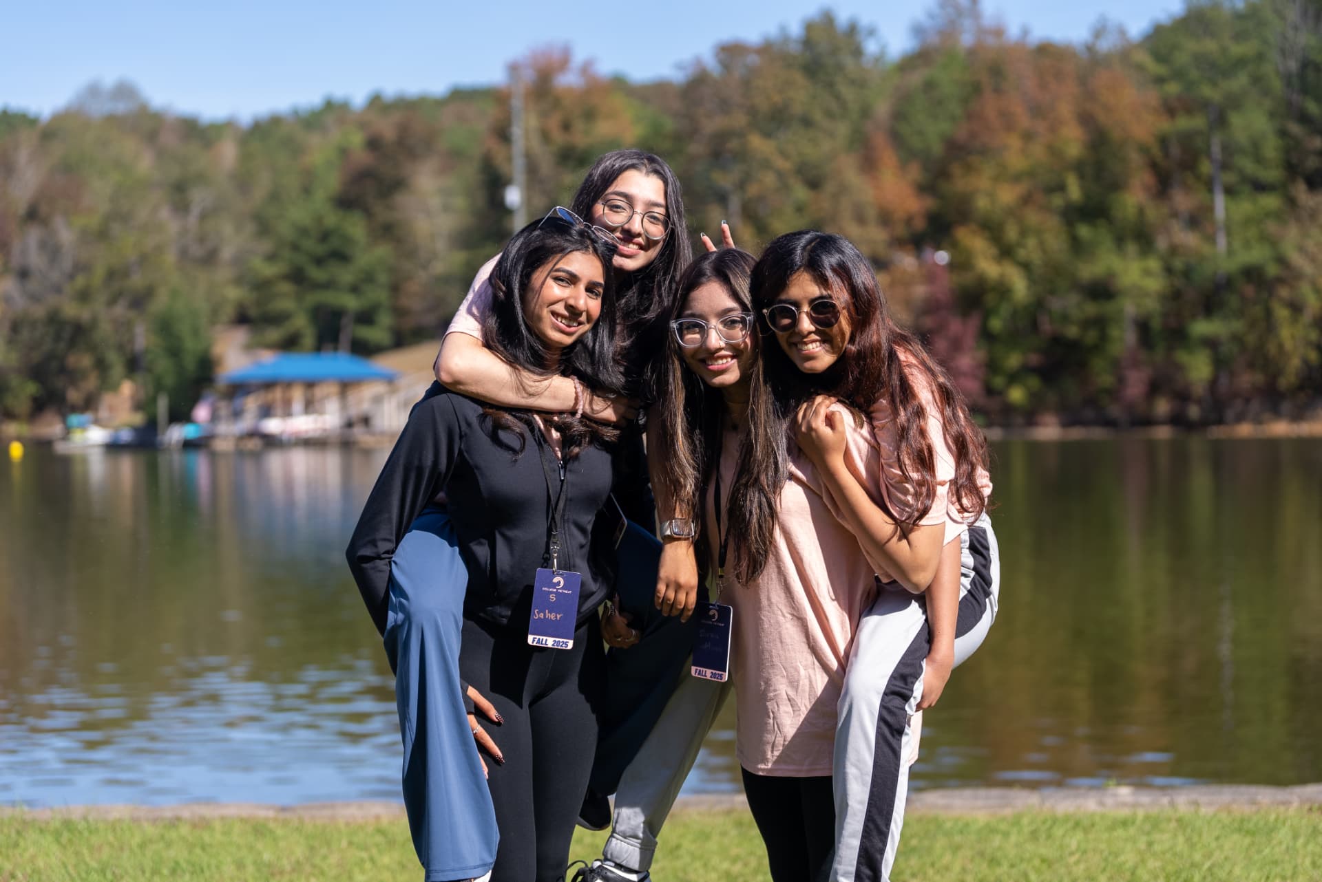 College Retreat moment