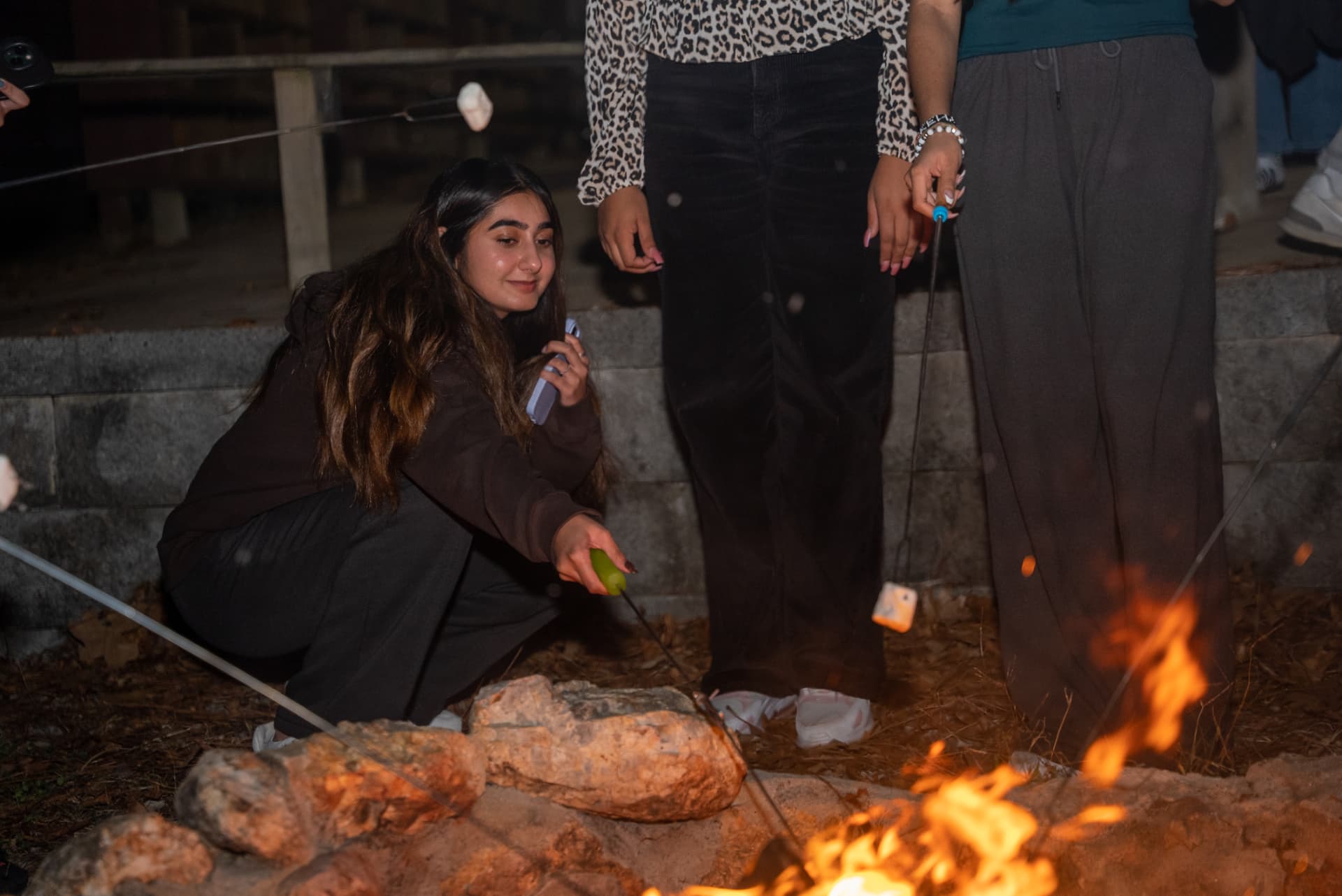 College Retreat moment